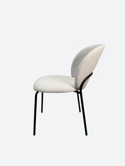 Стул KENNER 307SD черный/серебристый