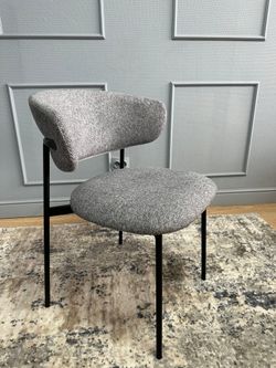 Комплект стульев 2шт KENNER 309SD черный/микробукле серый