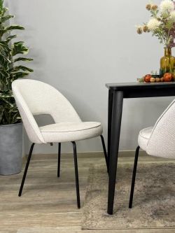 Стул KENNER 179SD черный/серебристый