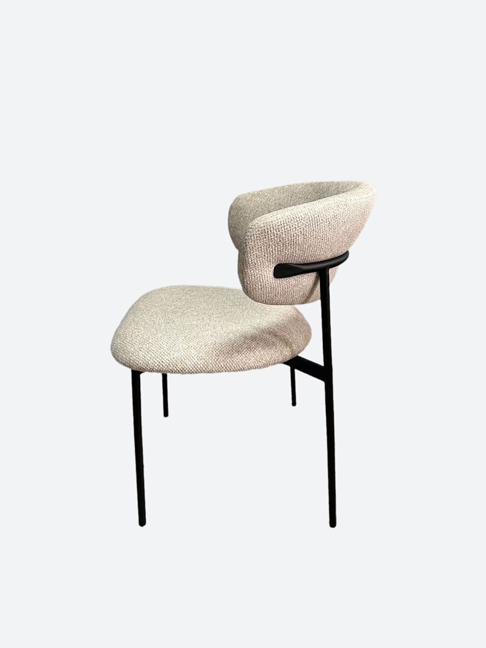 Комплект стульев 2шт KENNER 309SD черный/микробукле бежевый