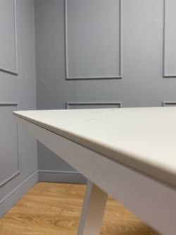 Стол KENNER AZ1400 белый/керамика белая