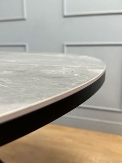 Стол KENNER AR1000 черный/керамика серая