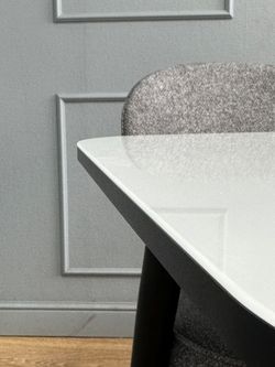 Стол KENNER K1200 венге/стекло белое сатин