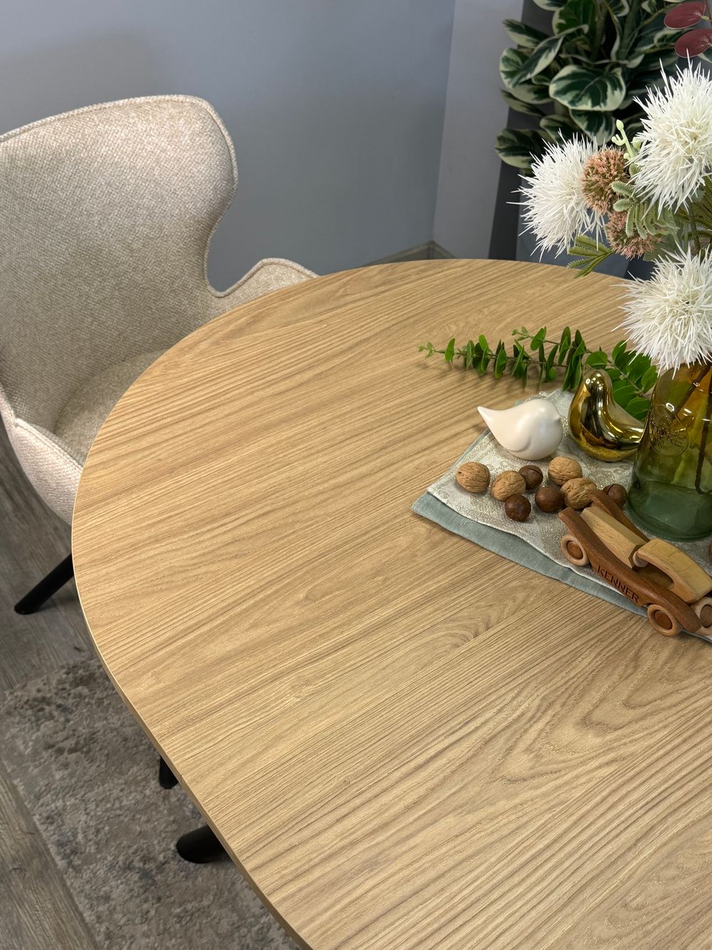 Стол KENNER DO1100 черный/дуб натуральный