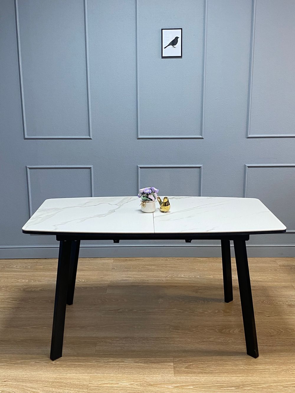 Стол KENNER AA1400 черный/керамика белая