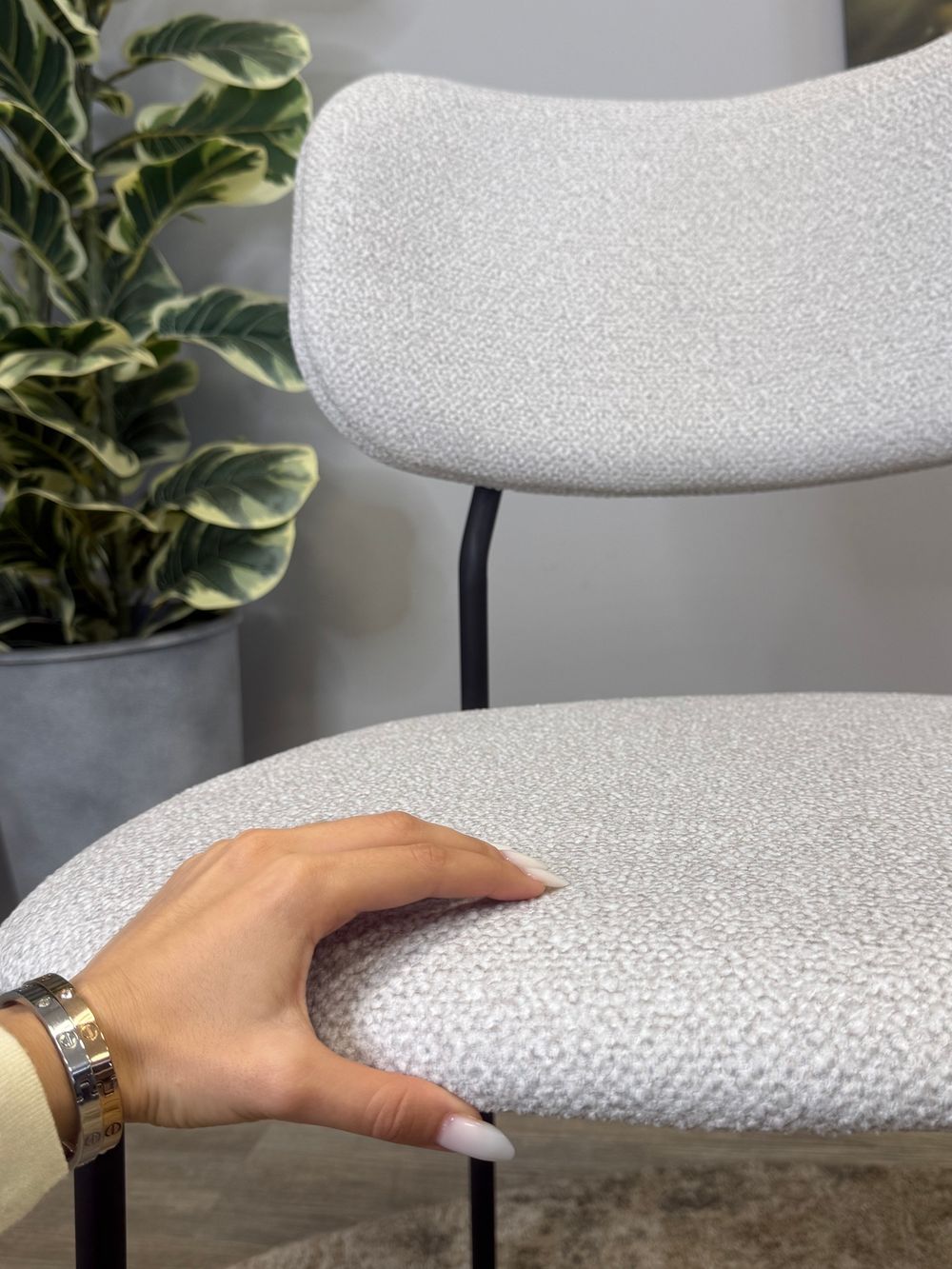 Стул KENNER 302SD черный/серебристый микробукле