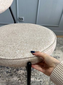 Комплект стульев 2шт KENNER 301SD черный/бежевый микробукле