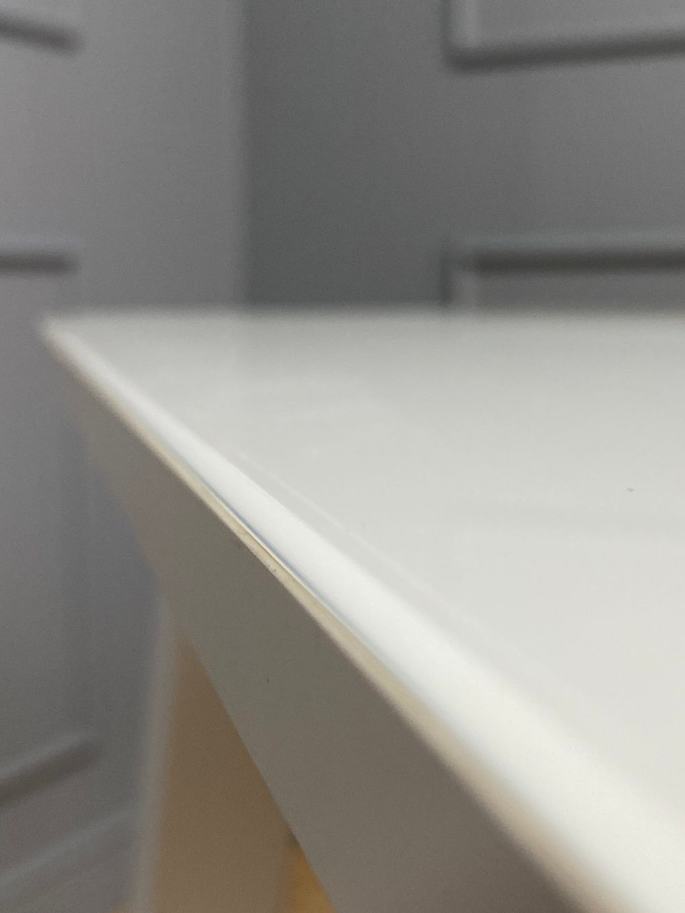 Стол KENNER 1100 М белый/стекло белое глянец