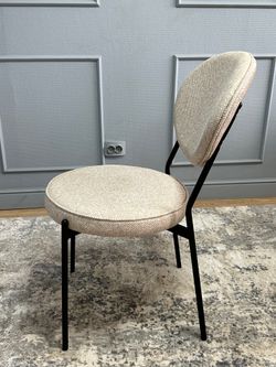 Комплект стульев 2шт KENNER 301SD черный/бежевый микробукле