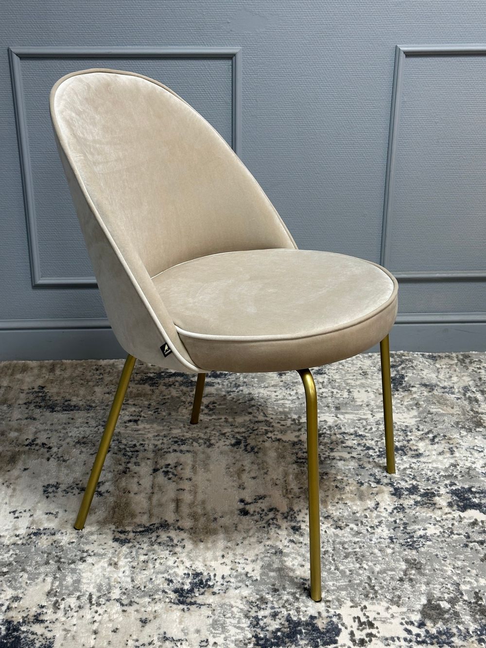 Стул KENNER 176SDs золотой/капучино