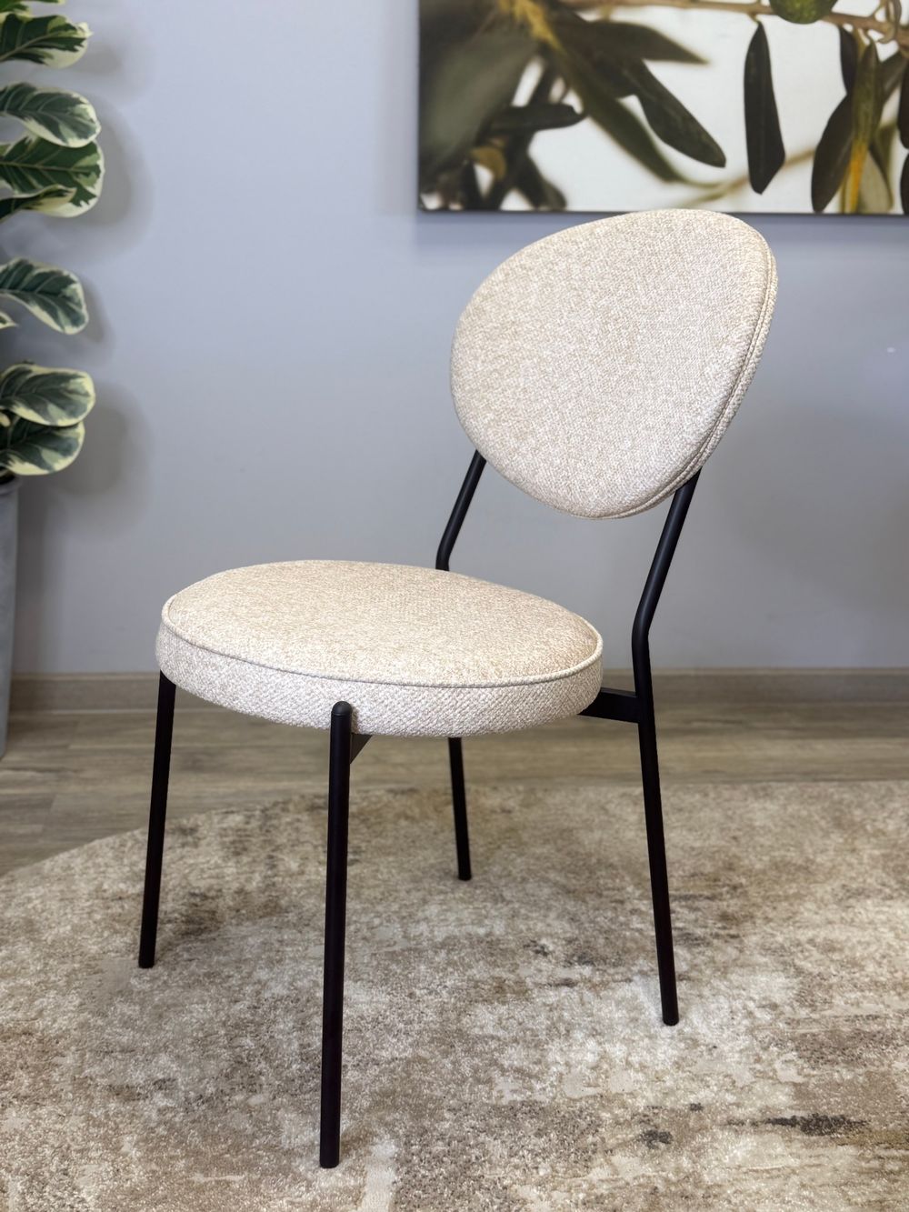 Стул KENNER 301SD черный/бежевый микробукле