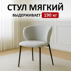 Стул KENNER 306SD черный/серебристый