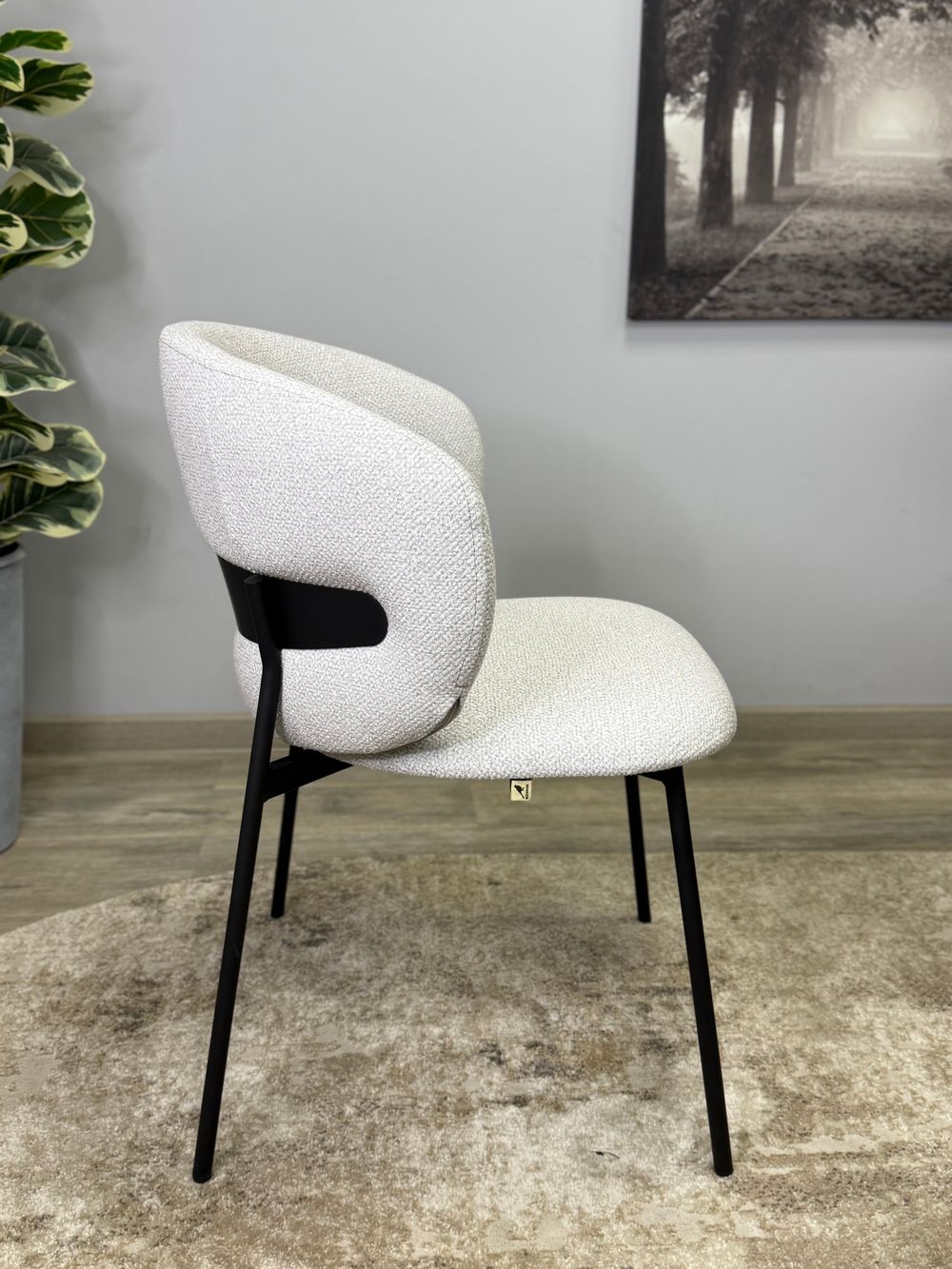 Стул KENNER 306SD черный/серебристый