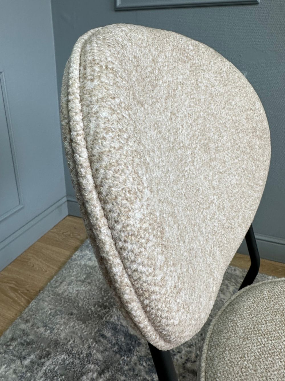 Комплект стульев 2шт KENNER 301SD черный/бежевый микробукле