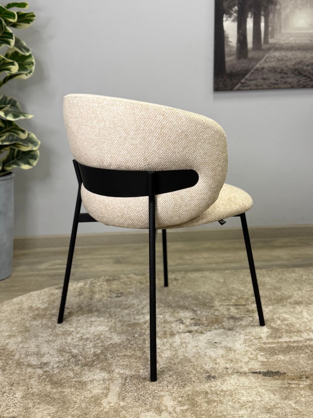 Стул KENNER 306SD черный/бежевый