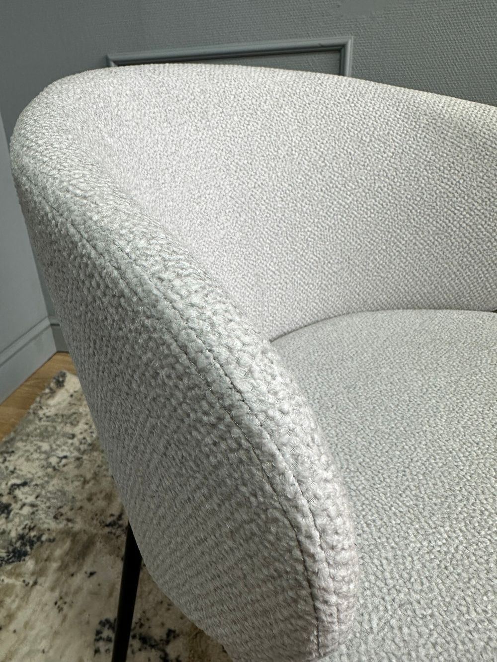 Комплект стульев 2шт KENNER 305SD черный/серебристый микробукле