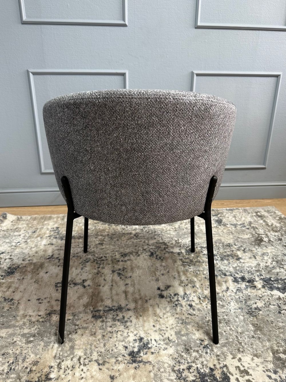 Комплект стульев 2шт KENNER 305SD черный/серый микробукле