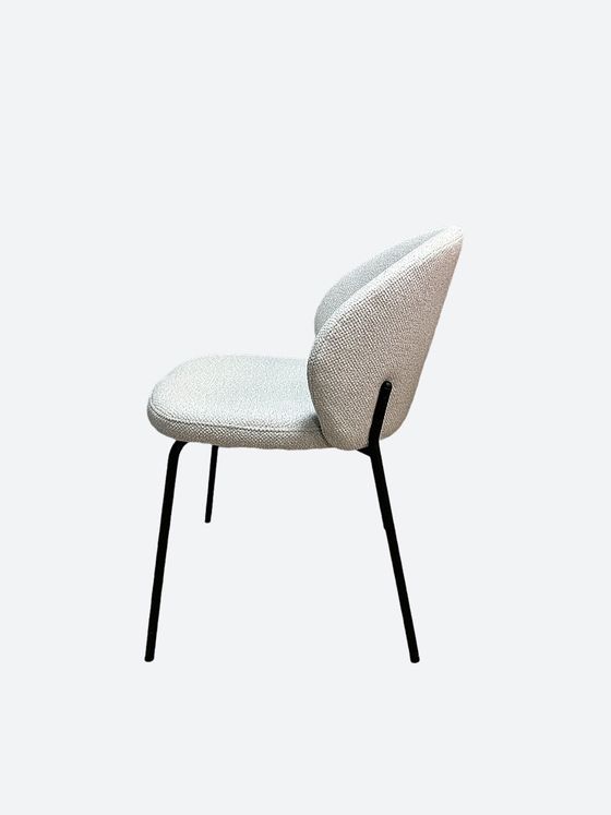 Стул KENNER 304SD черный/серебристый микробукле