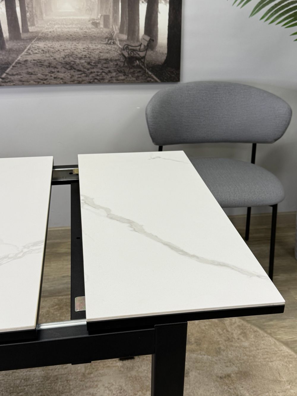 Стол KENNER LK1000 черный/керамика NEW ARMANI GRAY