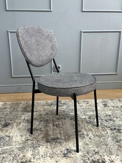 Комплект стульев 2шт KENNER 301SD черный/серый микробукле