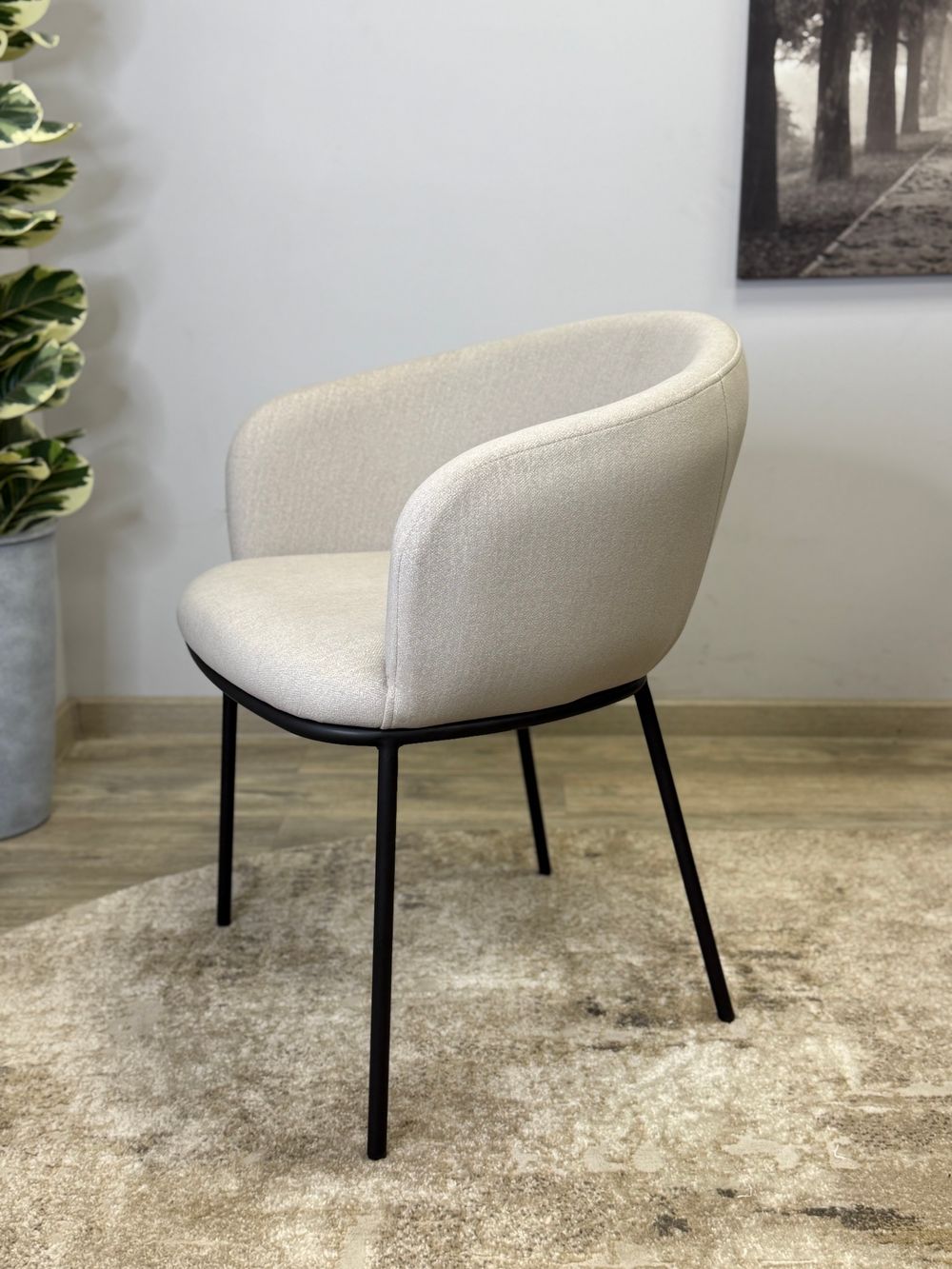 Стул KENNER 313SD черный/бежевый