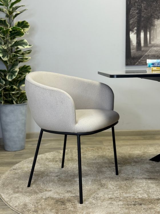 Стул KENNER 313SD черный/бежевый