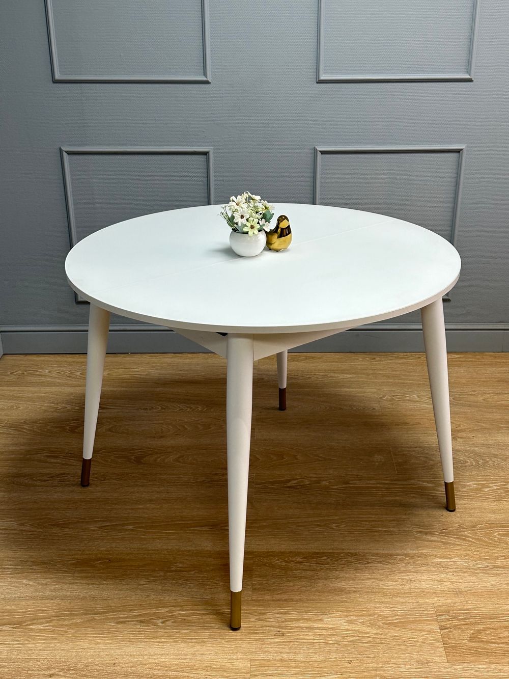 Стол KENNER K1000 венге/стекло крем сатин