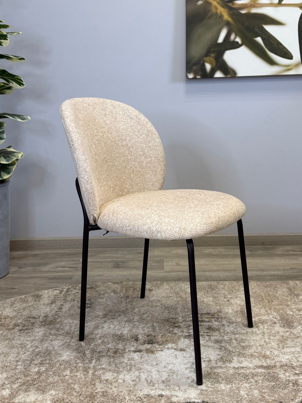 Стул KENNER 307SD черный/бежевый