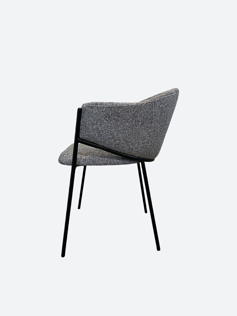 Комплект стульев 2шт KENNER 308SD черный/серый