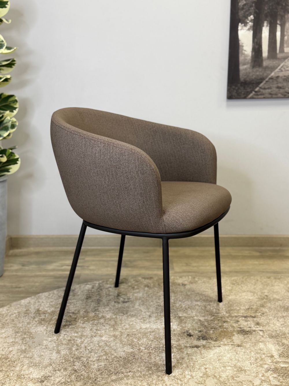 Стул KENNER 313SD черный/какао