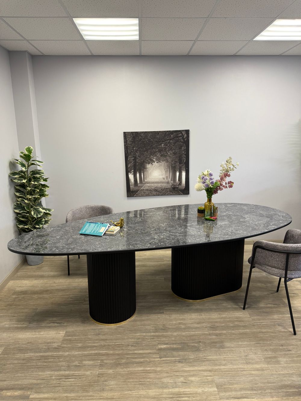 Стол Kenner LD2800, черный/керамика STARRY SKY BLACK