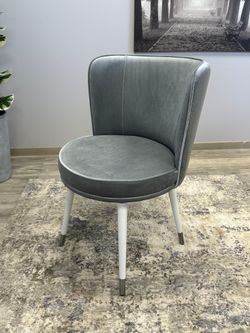 Стул Kenner 177KK белый/серый велюр