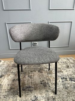 Комплект стульев 2шт KENNER 309SD черный/микробукле серый