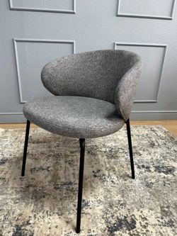 Комплект стульев 2шт KENNER 305SD черный/серый микробукле