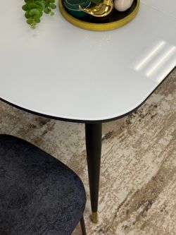 Стол KENNER 1300K венге/стекло белое глянец