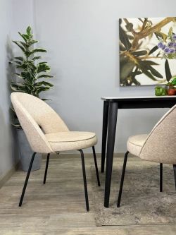 Стул KENNER 179SD черный/бежевый