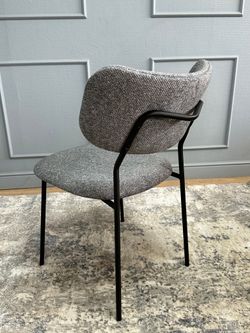 Комплект стульев 2шт KENNER 302SD черный/серый микробукле