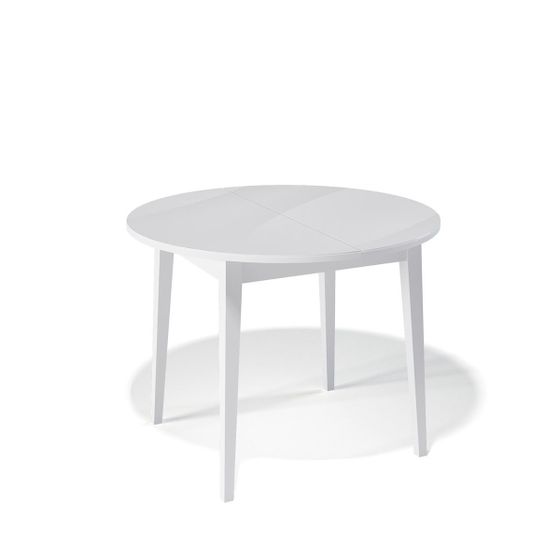 Стол KENNER 1000 М белый/стекло белое сатин