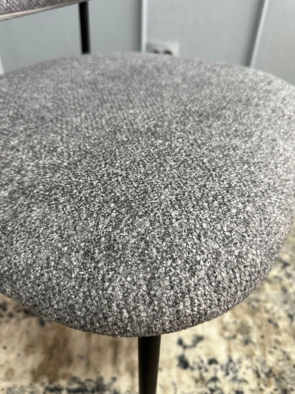 Комплект стульев 2шт KENNER 309SD черный/микробукле серый