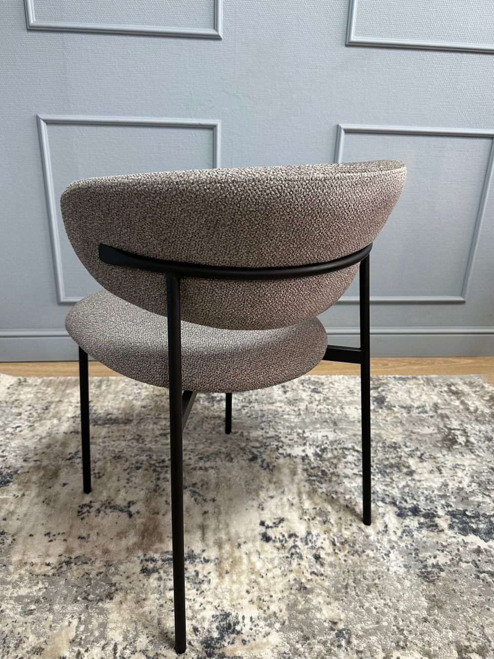 Комплект стульев 2шт KENNER 309SD черный/микробукле капучино