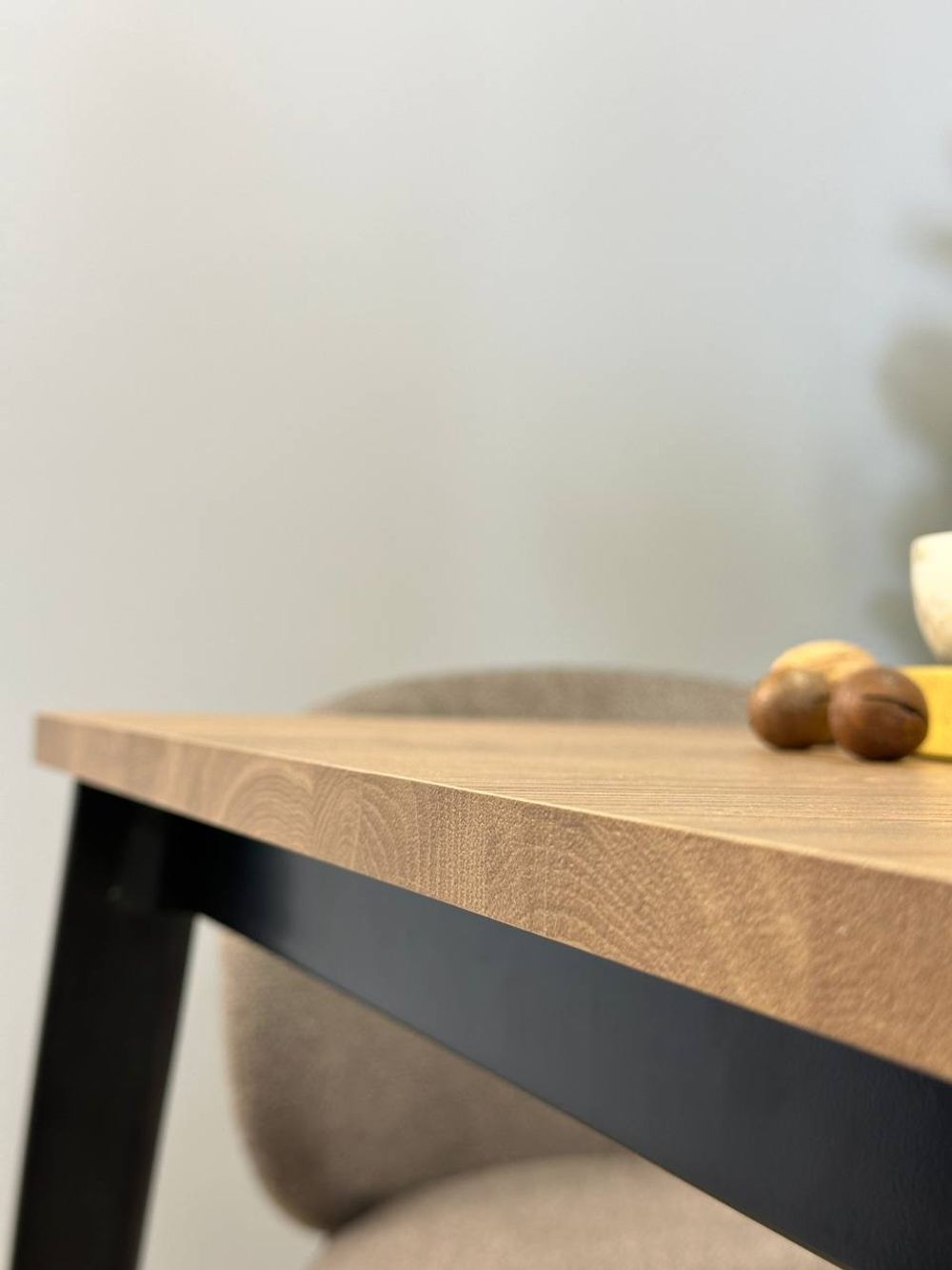 Стол KENNER KS1200 черный/дуб коричневый