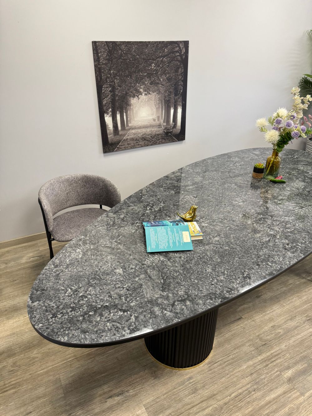 Стол Kenner LD2800, черный/керамика STARRY SKY BLACK