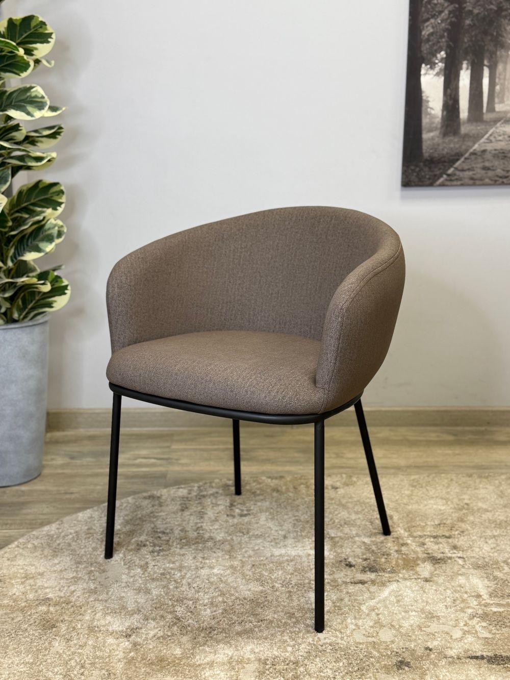 Стул KENNER 313SD черный/какао