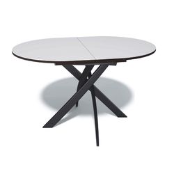 Стол KENNER B1300 венге/стекло белое сатин