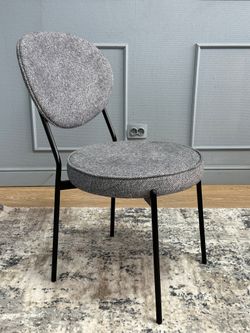 Комплект стульев 2шт KENNER 301SD черный/серый микробукле