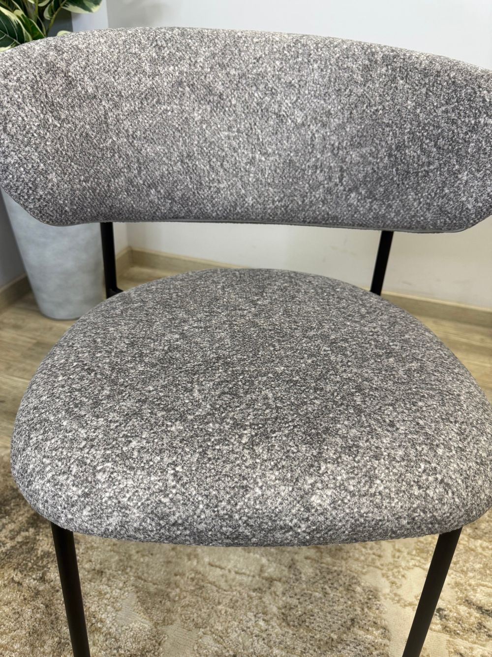 Стул KENNER 309SD черный/микробукле серый