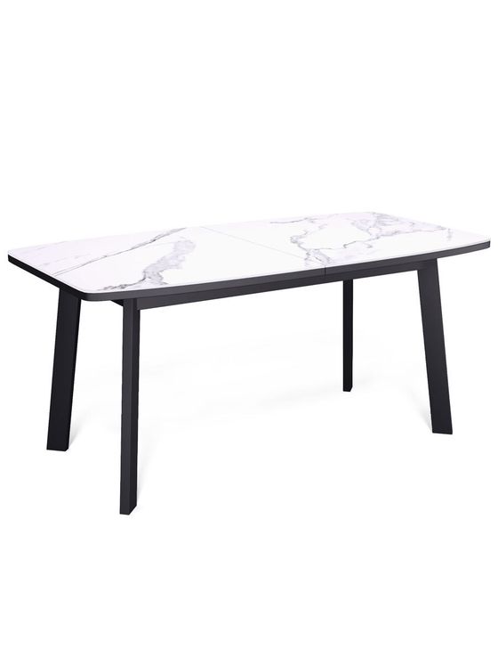 Стол KENNER AA1400 черный/керамика белая