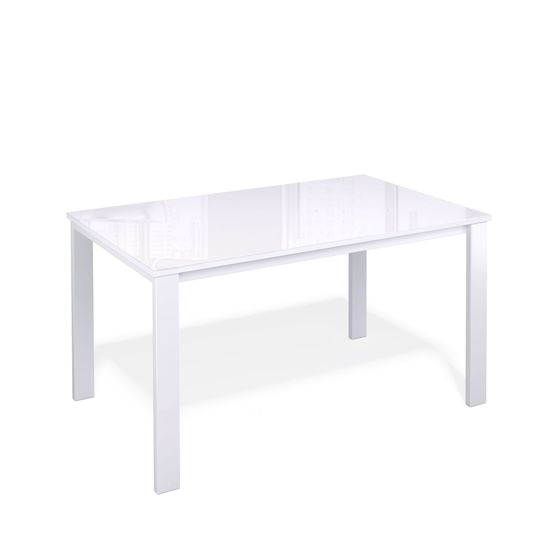 Стол KENNER LL1200  белый/стекло белое глянец