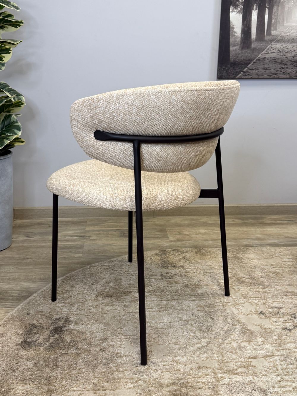 Стул KENNER 309SD черный/бежевый