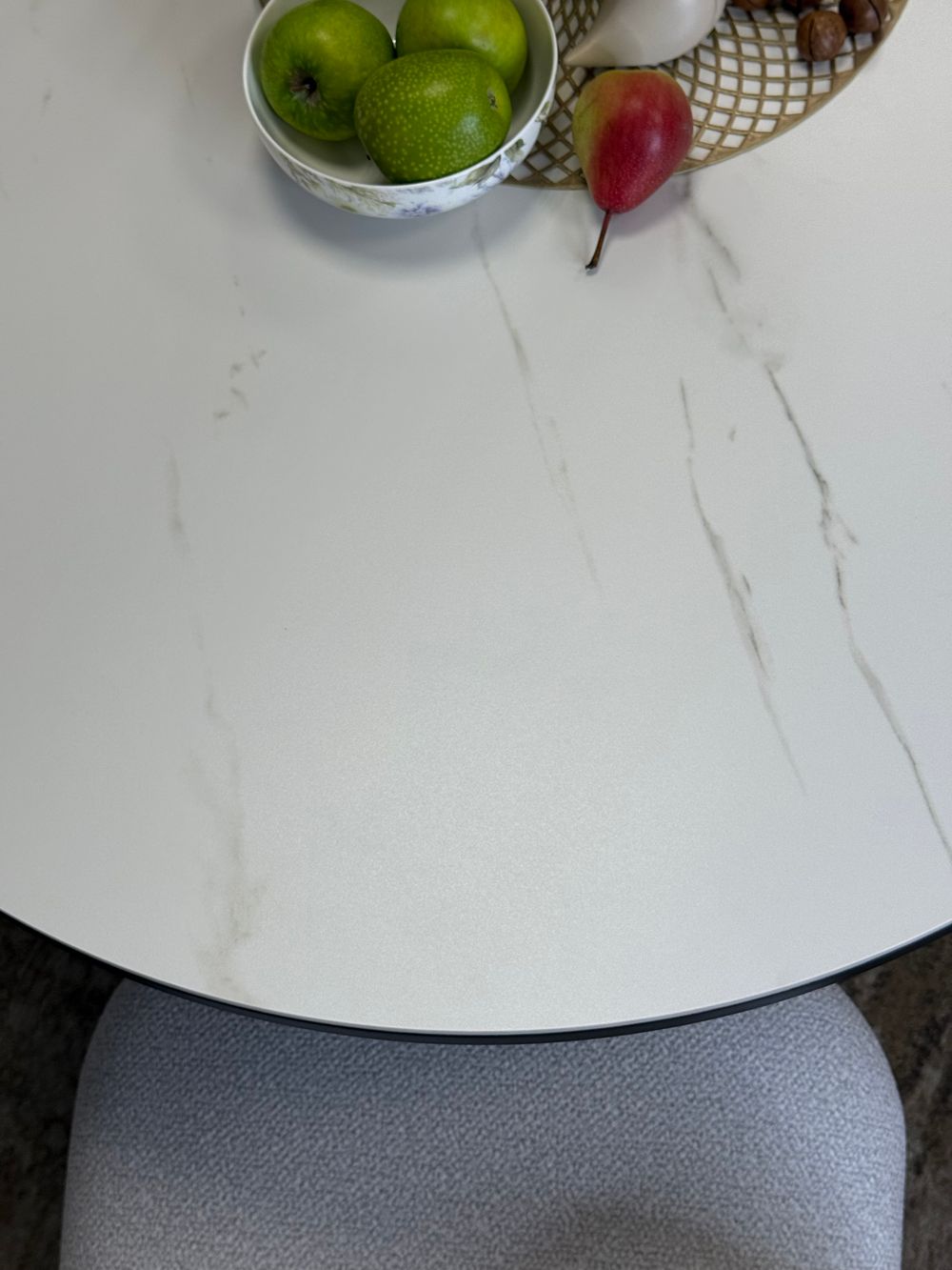 Стол KENNER DO1300 черный/керамика белая